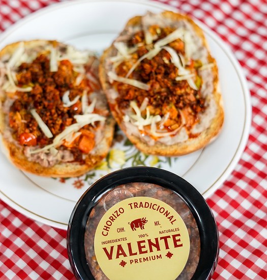 Presentación de Chorizo Valente en envase